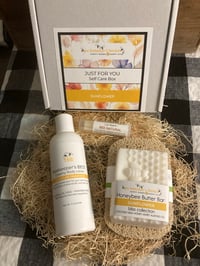 Image 3 of  The "Just For You" Sunflower Honeybee Butter Bar Self Care Box