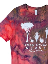 Image 9 of ♻️ UPCYCLED M Unisex Santa Barbara Graphic Tee in Watercolor Ice Dye