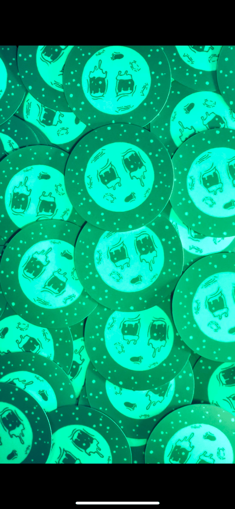 Image of “Moon Blood” - Glow in the Dark Stickers