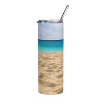 Image 1 of Stainless steel tumbler_Beach_20 oz_1