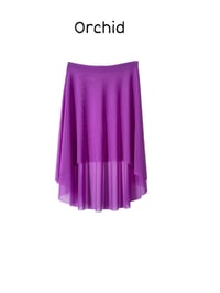 Image 9 of High low mesh pull on skirts pull on skirts  (2)