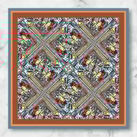 Image 2 of Limited Edition - 100% Silk Hong Kong Urban Jungle Scarf