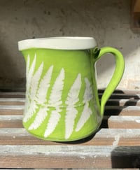 Image 3 of Green fern small jug 