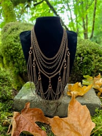 Image 1 of Red Tigers Eye Copper Chain Necklace 