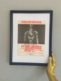 Image 5 of Goldfinger, James Bond film, framed 1964 vintage sheet music