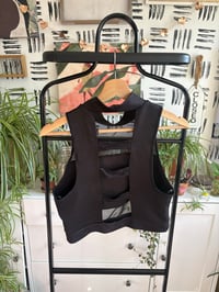 Image 3 of Forever 21 black sheer crop top