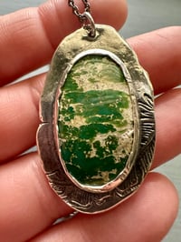 Image 11 of Stone Mountain turquoise necklace with Bukowski quote