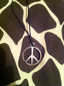 Image of Peace sign Necklace