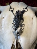 Crystallized Mink Skull - Necklace