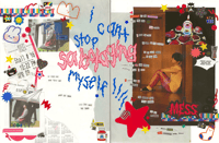 ‘caught in a cycle’ print