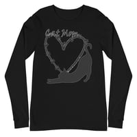 Image 5 of The Ultimate "Cat Mom" Unisex Long Sleeve Tee