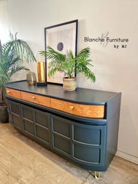 Image 11 of Mid Century Luxury Sideboard Nathan | Curved Teak Sideboard Grey