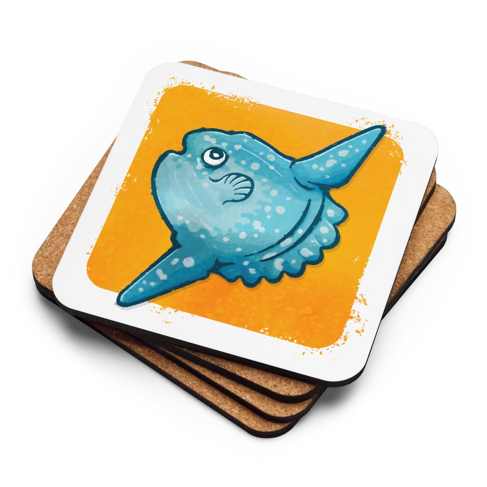 Image of Marcel Mola Mola Cork-back coaster