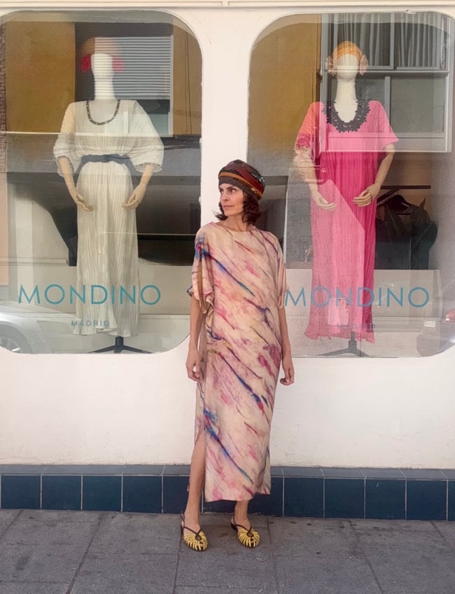 GRAFFITI PRINT KAFTAN