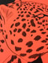 Leopard And Black Leopard In Red A4 Print Image 4