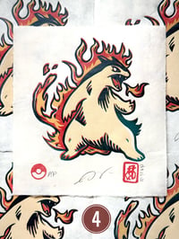 Image 5 of Typhlosion! PKMN Color Reduction Print
