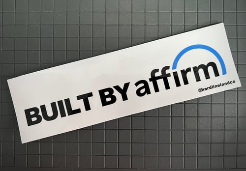 Image of Built by Affirm Sticker