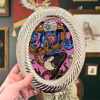 Image 1 of Ed Hardy gorilla fancy legs embroidery