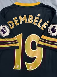 Image 1 of Tottenham Hotspur “DEMBÉLÉ 19” 2016/17 Away Shirt + PL patches (M)