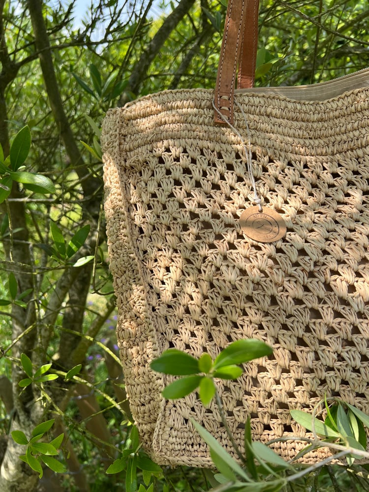Image of Grand Sac en Raphia MYA 