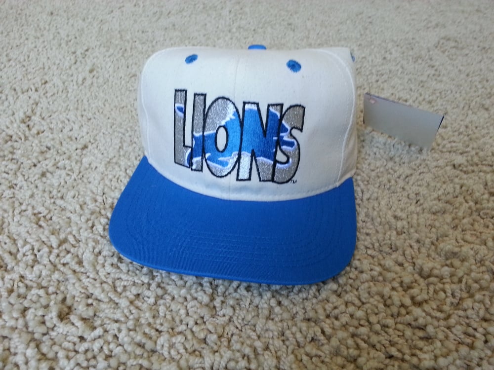 Image of #1 Apparel NFL Detroit Lions Pullstring Hat