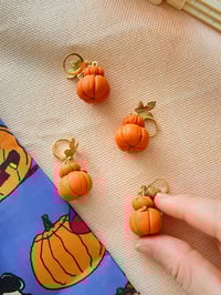 Image 1 of Pumpkin Stash Dangle Earrings