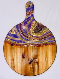 Image 1 of Made to Order Geode Round Charcuterie Boards