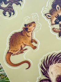 Image 6 of Urban Trash Animals Sticker Sheet 4 x 6”