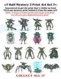 COMPLETE Gremlins Mystery 17 Print Set 