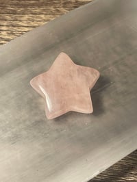 Rose quartz star