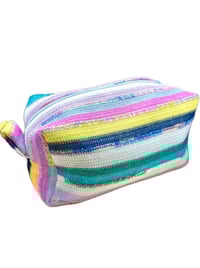 Image 1 of Large crochet toiletry travel bag 