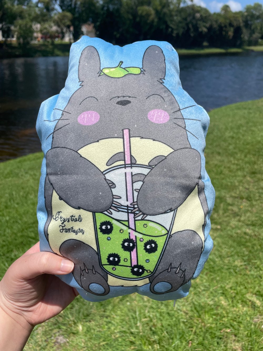 Image of Imaginary Friend Plush Pillow & Acrylic Keychain