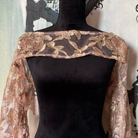 Image 2 of Extra cropped lace top