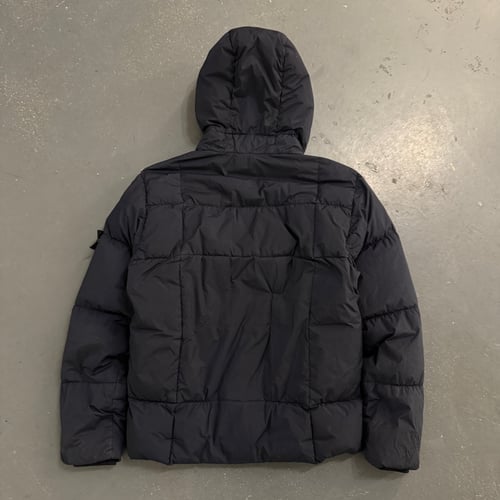 Image of AW 2018 Stone Island Garment Dyed Crinkle Reps NY Down jacket, size large