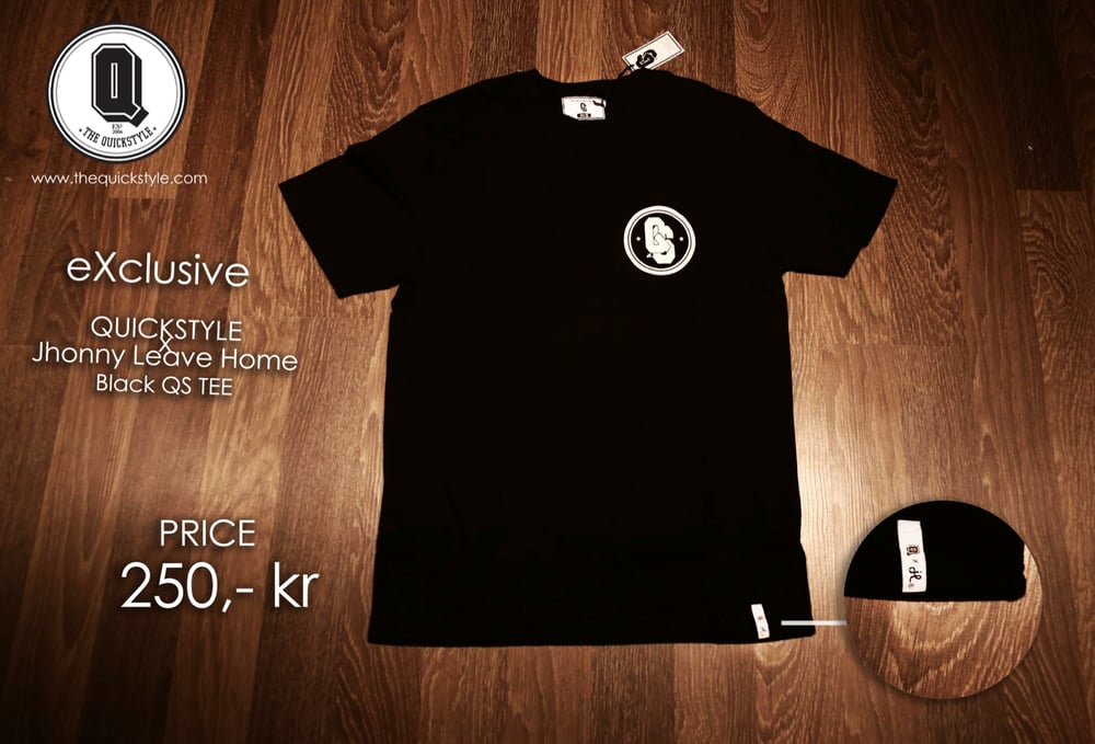 Image of Quick x JLH Tshirt (Black)