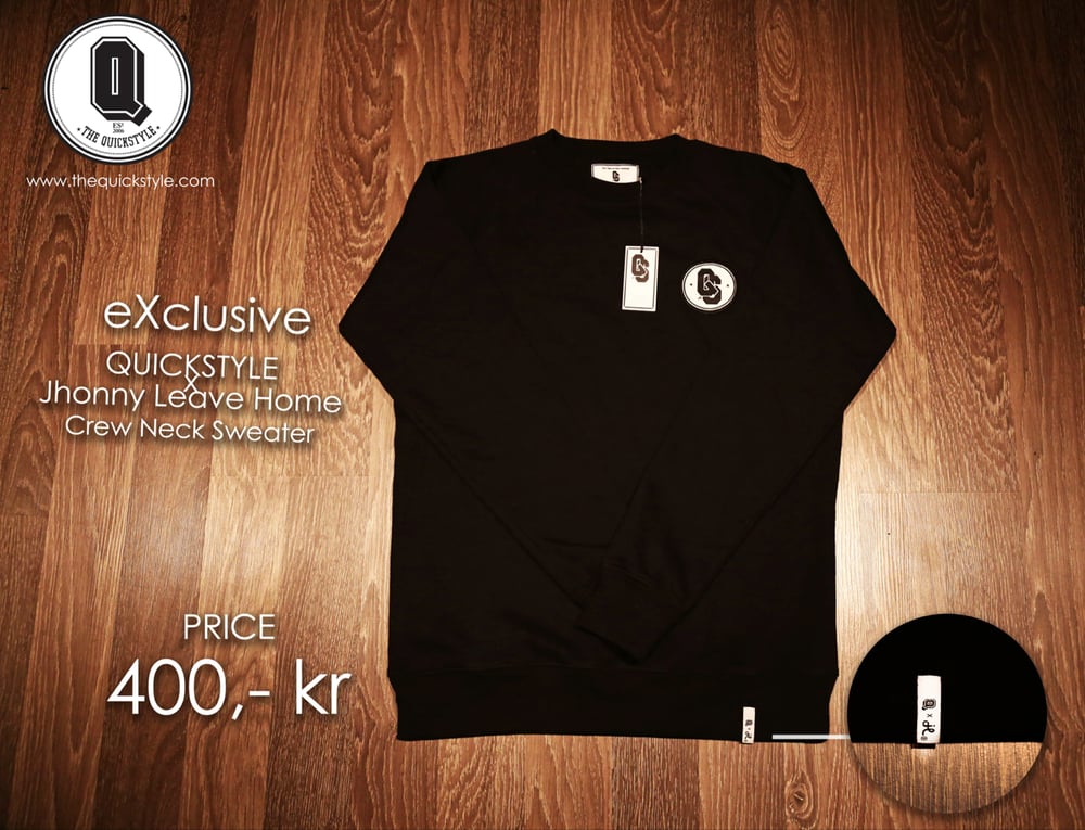 Image of Quick x JLH Crewneck (Black)