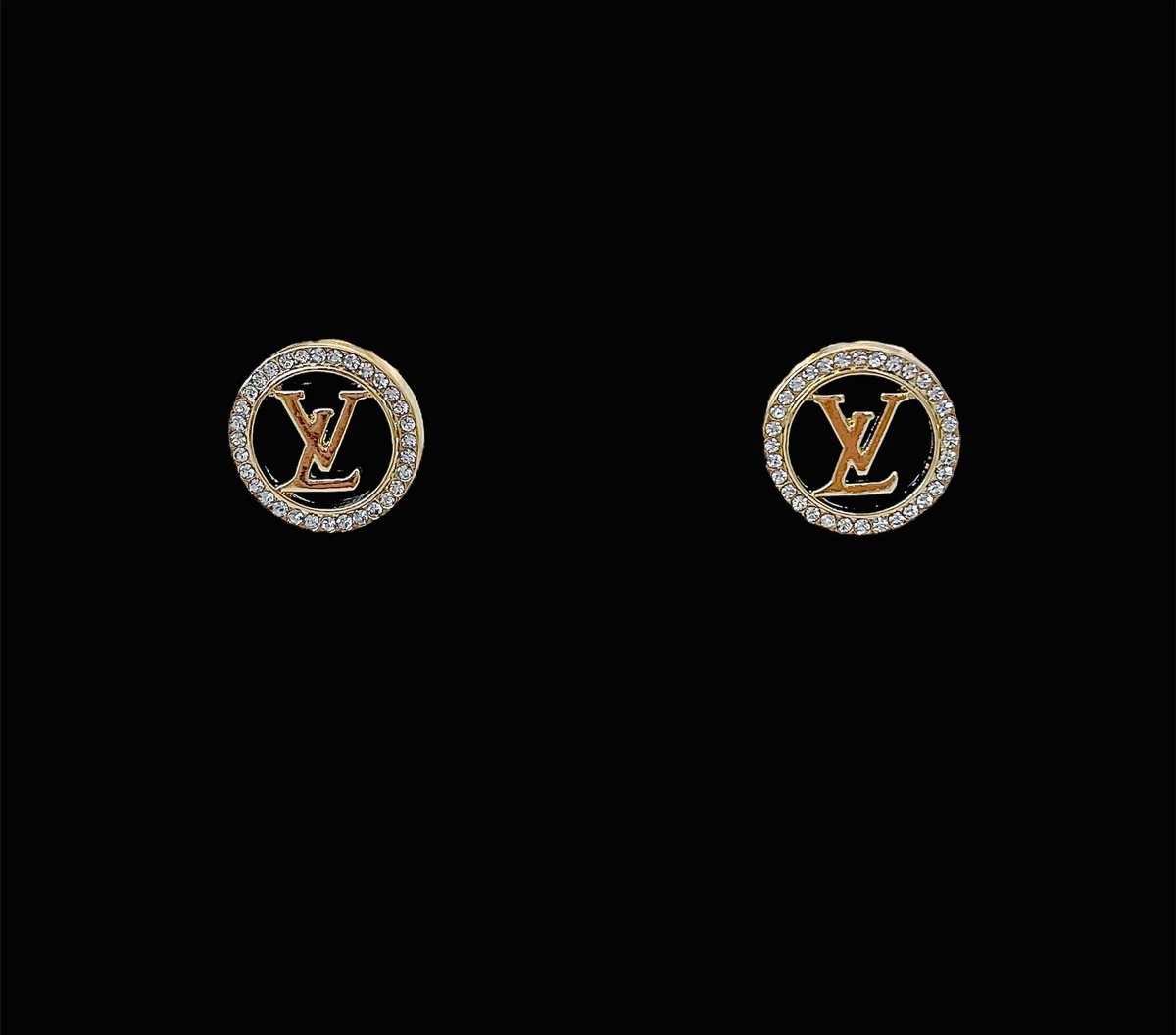LV Gold Earrings