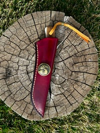 Image 1 of Ladder Damascus 9” knife 