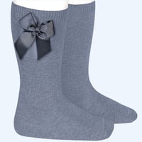 Image 1 of Knee high Bow socks 