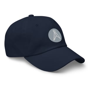 Circle Dad Hat In Navy