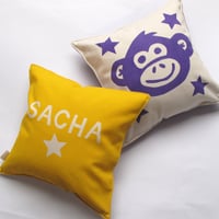 Image 3 of Cheeky Monkey Personlised Cushion