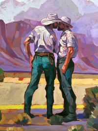 Image 5 of Cowboys Gotta Stick Together - Hand Embellished 74/75 number