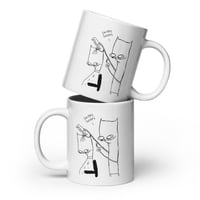 Image 2 of White glossy mug snippy snippy 