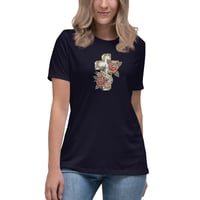 Image 1 of Jesus Loves Me & My Tattoos Women's Relaxed T-Shirt