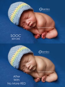 Image of No More Red Photoshop Action ( CS & Higher )