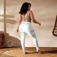 Image 3 of Geechee Unity White Yoga Leggings