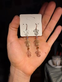 Custom mixed metal earrings for Martha  