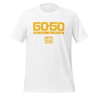 Image 2 of LOVE DC GOGO "GO-50" 50 YEARS (Anniversary Mark) Unisex Tee (see color options)