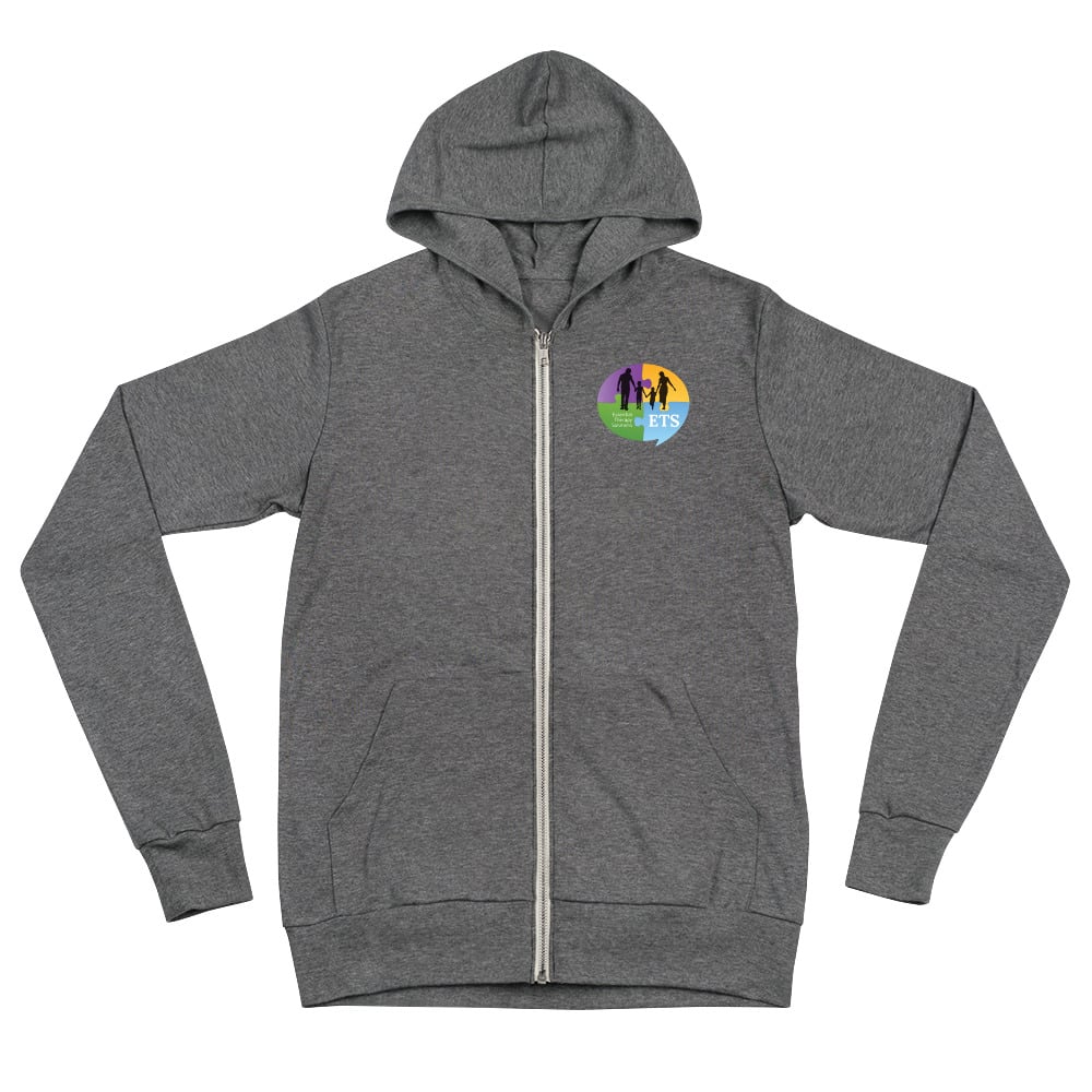 Image of Unisex zip hoodie