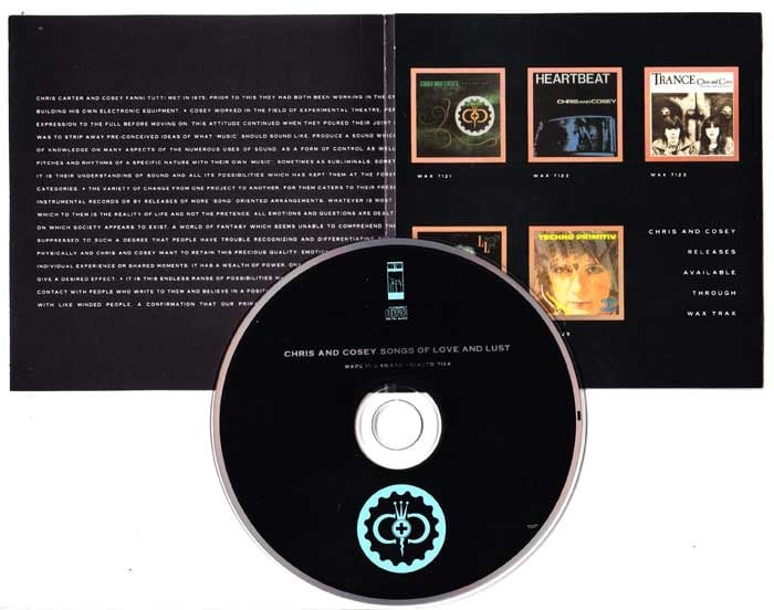 CHRIS & COSEY- Songs Of Love & Lust CD/ OOP-RARE